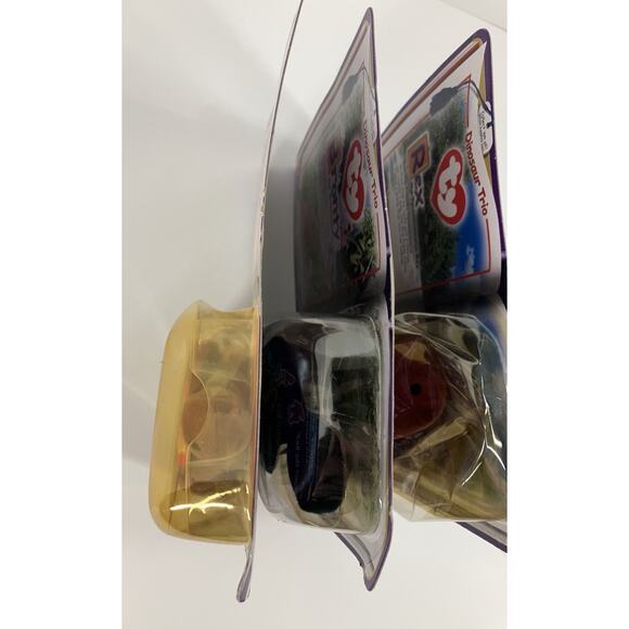 McDonald’s Happy Meal Teenie Beanie Babies 2000 Dinosaur Trio Bundle(3pcs) - Picture 8 of 11